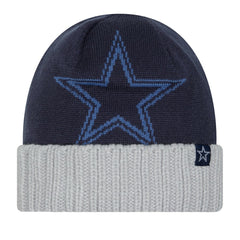 Oversize Cuffed Knit Hat - Dallas Cowboys Hats