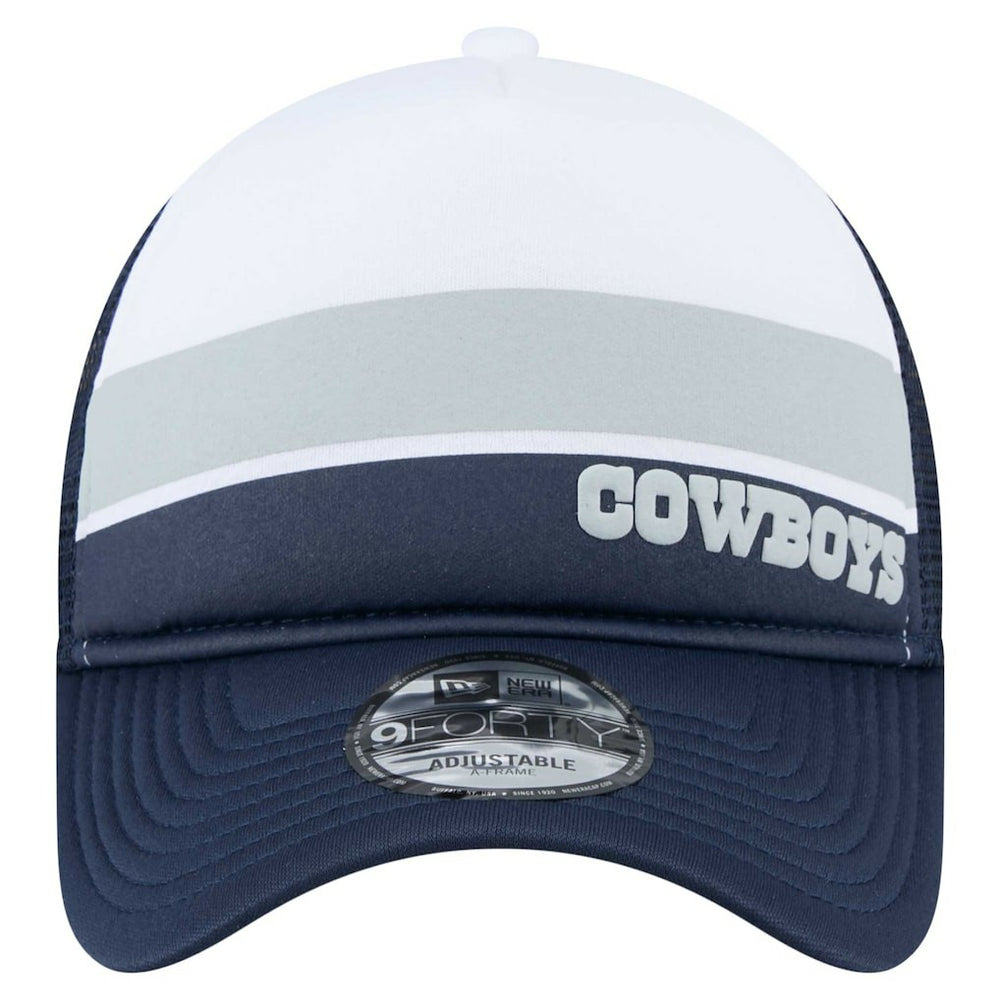 Preschool Sport Night Color Block 9FORTY A-Frame Trucker Adjustable Hat - Dallas Cowboys Hats