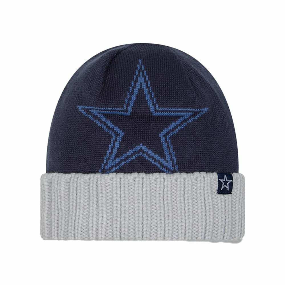 Youth Oversize Cuffed Knit Hat - Dallas Cowboys Hats