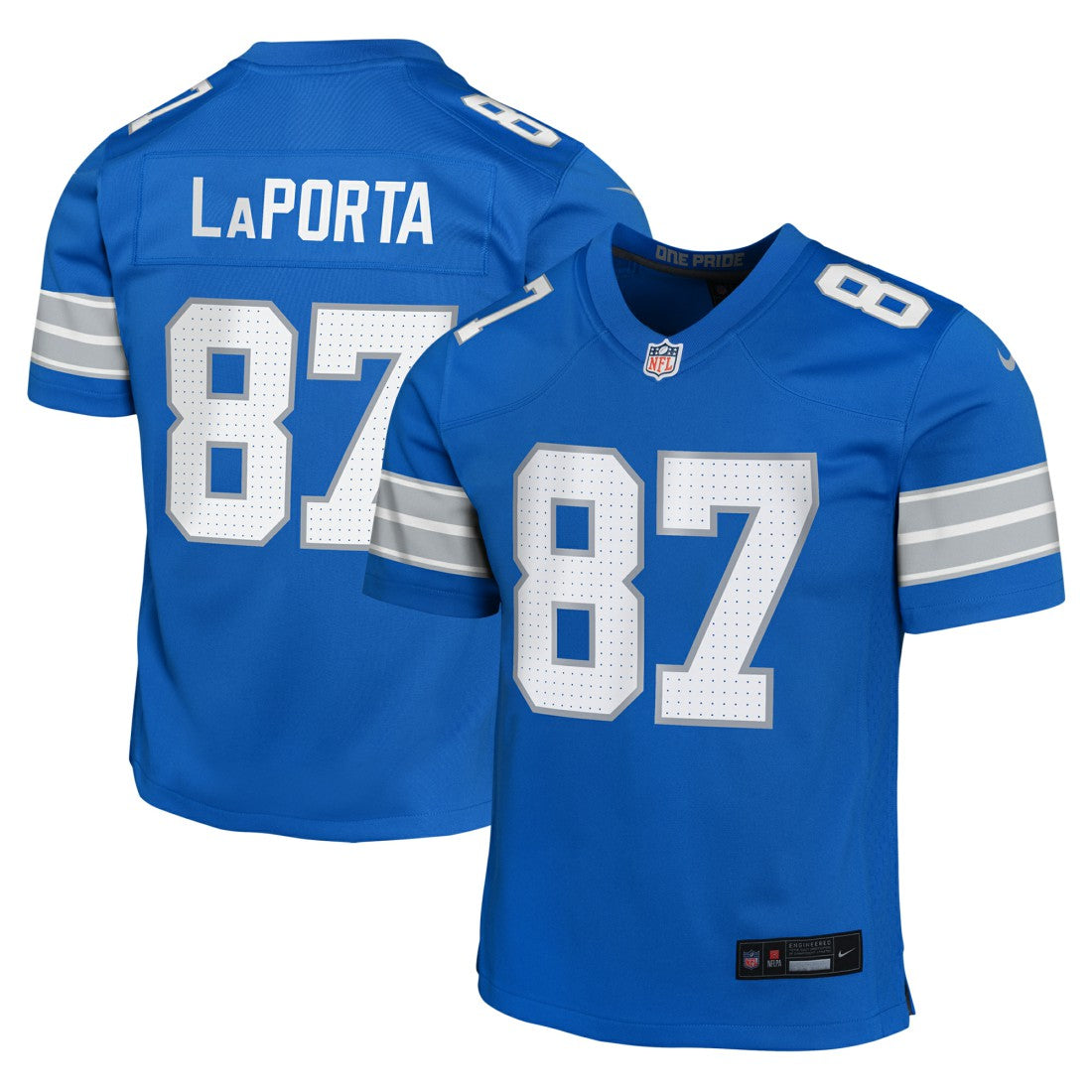 Sam LaPorta  Youth Game Jersey - Detroit Lions Jerseys
