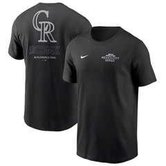 Black Colorado Rockies Nike 2024 MLB World Tour Mexico City Series T-Shirt