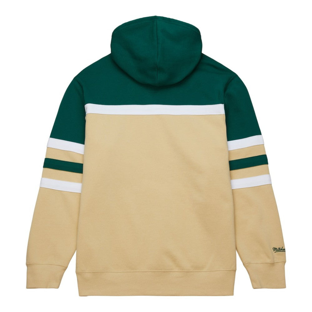 NHL Minnesota Wild Mitchell & Ness Head Coach Pullover Hoodie