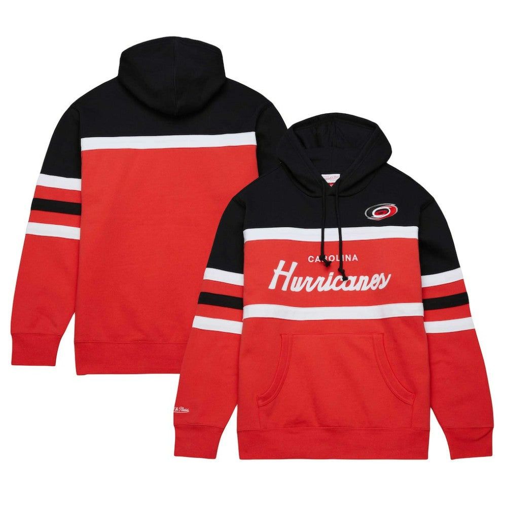 NHL Carolina Hurricanes Mitchell & Ness Head Coach Pullover Hoodie