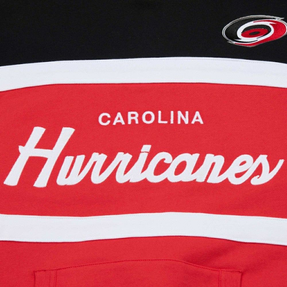 NHL Carolina Hurricanes Mitchell & Ness Head Coach Pullover Hoodie