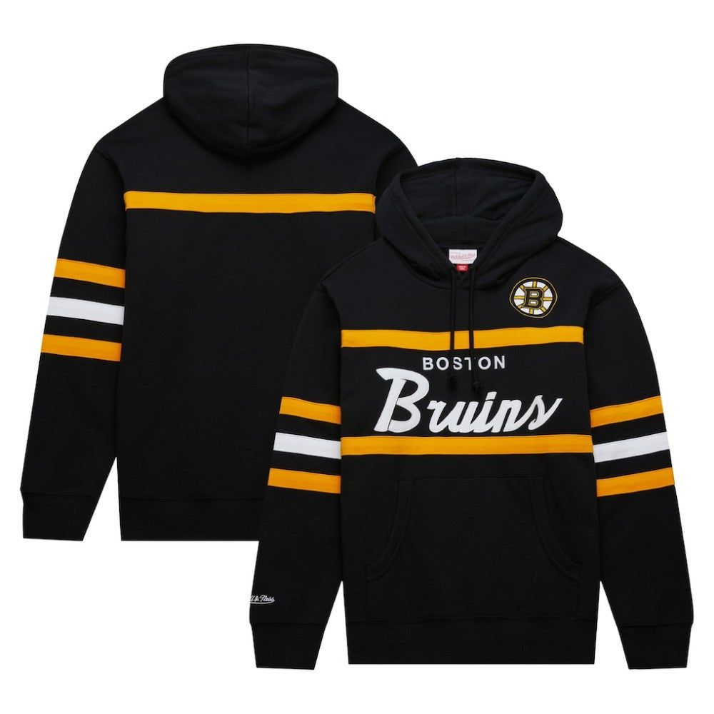NHL Boston Bruins Mitchell & Ness Head Coach Pullover Hoodie