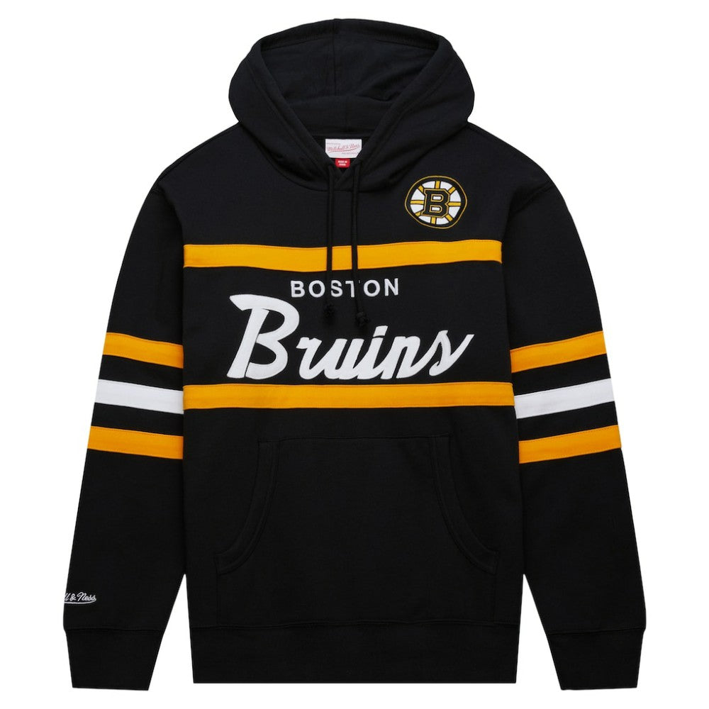 NHL Boston Bruins Mitchell & Ness Head Coach Pullover Hoodie