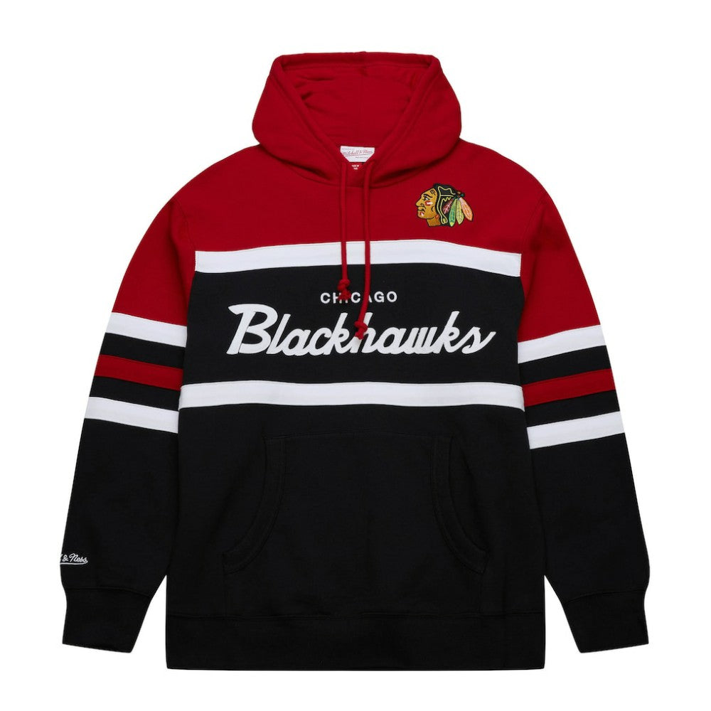 NHL Chicago Blackhawks Mitchell & Ness Head Coach Pullover Hoodie