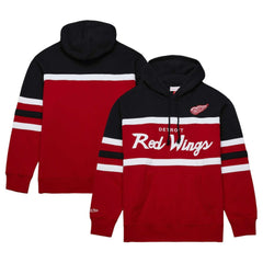 NHL Detroit Red Wings Mitchell & Ness Head Coach Pullover Hoodie