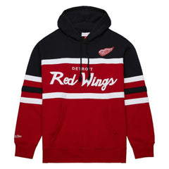 NHL Detroit Red Wings Mitchell & Ness Head Coach Pullover Hoodie
