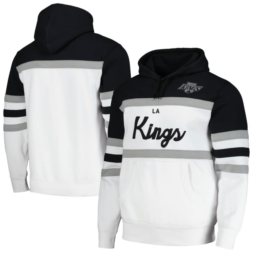 NHL Los Angeles Kings Mitchell & Ness Head Coach Pullover Hoodie