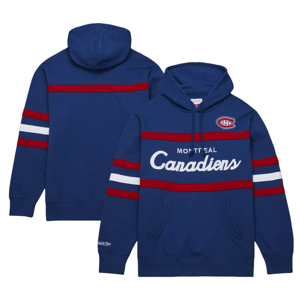 NHL Montreal Canadiens Mitchell & Ness Head Coach Pullover Hoodie