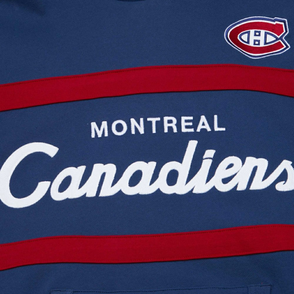 NHL Montreal Canadiens Mitchell & Ness Head Coach Pullover Hoodie