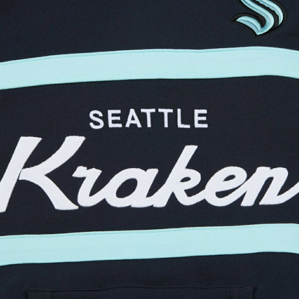 NHL Seattle Kraken Mitchell & Ness Head Coach Pullover Hoodie