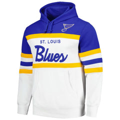 NHL St. Louis Blues Mitchell & Ness Head Coach Pullover Hoodie