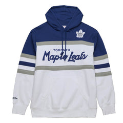 NHL Toronto Maple Leafs Mitchell & Ness Head Coach Pullover Hoodie