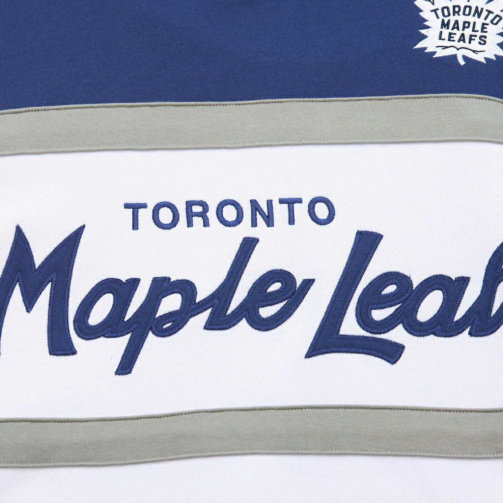 NHL Toronto Maple Leafs Mitchell & Ness Head Coach Pullover Hoodie