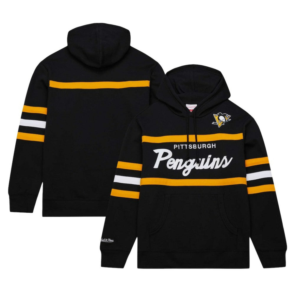 NHL Pittsburgh Penguins Mitchell & Ness Head Coach Pullover Hoodie