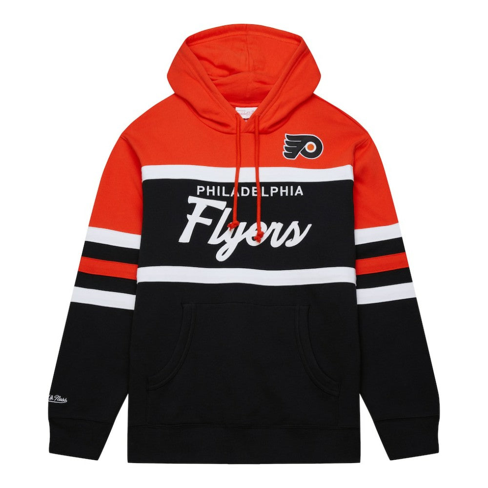 NHL Philadelphia Flyers Mitchell & Ness Head Coach Pullover Hoodie