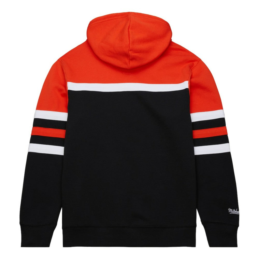 NHL Philadelphia Flyers Mitchell & Ness Head Coach Pullover Hoodie