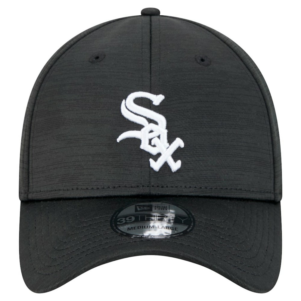Black Chicago White Sox New Era Tech 39THIRTY Flex Hat