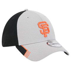 Gray/Black San Francisco Giants New Era Visor Trim 39THIRTY Flex Hat