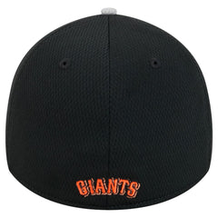 Gray/Black San Francisco Giants New Era Visor Trim 39THIRTY Flex Hat