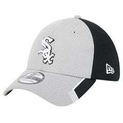 Gray/Black Chicago White Sox New Era Visor Trim 39THIRTY Flex Hat