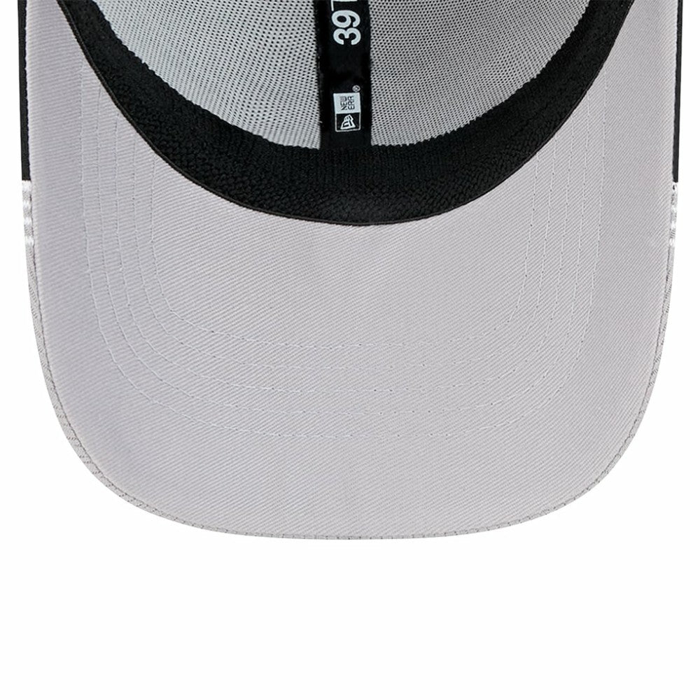 Gray/Black Chicago White Sox New Era Visor Trim 39THIRTY Flex Hat