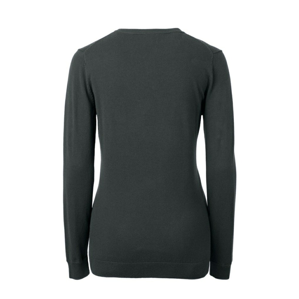 Cutter & Buck Women's Throwback Logo Lakemont Tri-Blend V-Neck Pullover Sweater - Atlanta Falcons Pullover