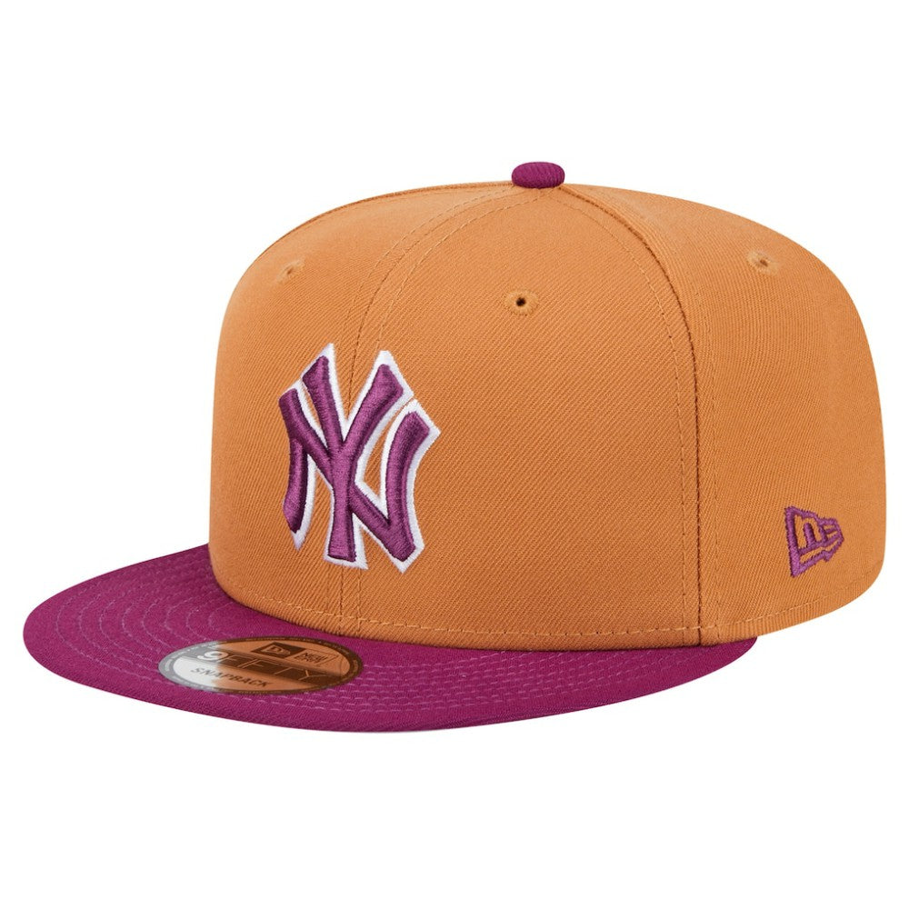 Brown/Purple New York Yankees New Era Color Pack Two-Tone 9FIFTY Snapback Hat