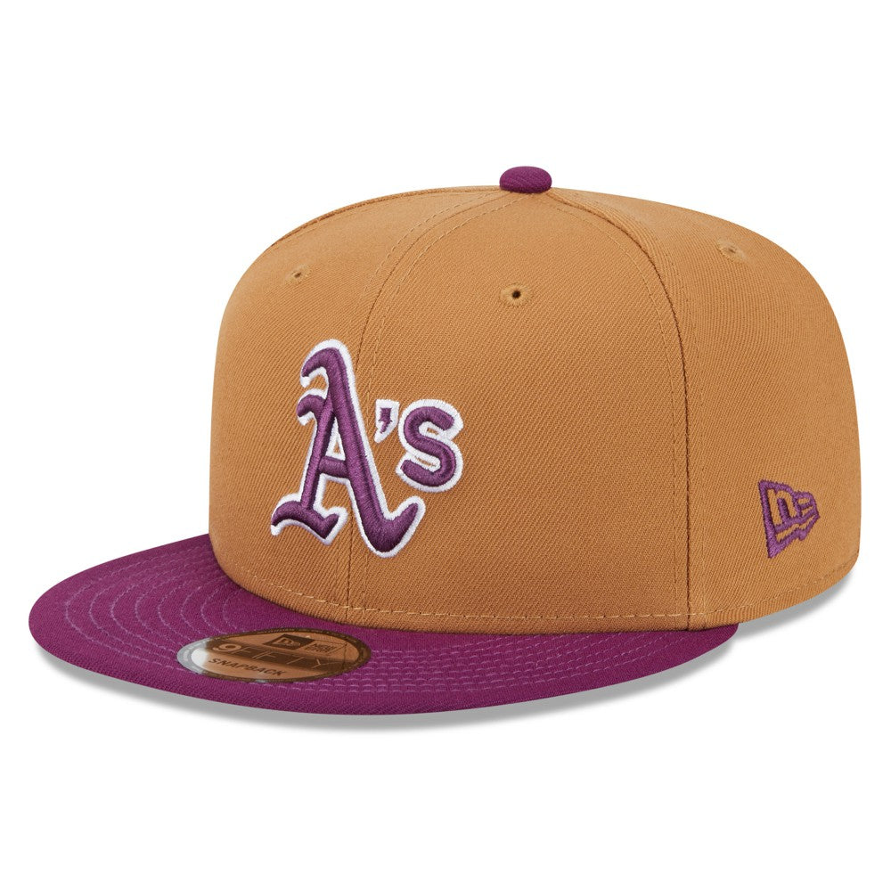 Brown/Purple Athletics New Era Color Pack Two-Tone 9FIFTY Snapback Hat