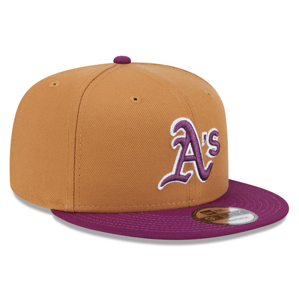 Brown/Purple Athletics New Era Color Pack Two-Tone 9FIFTY Snapback Hat