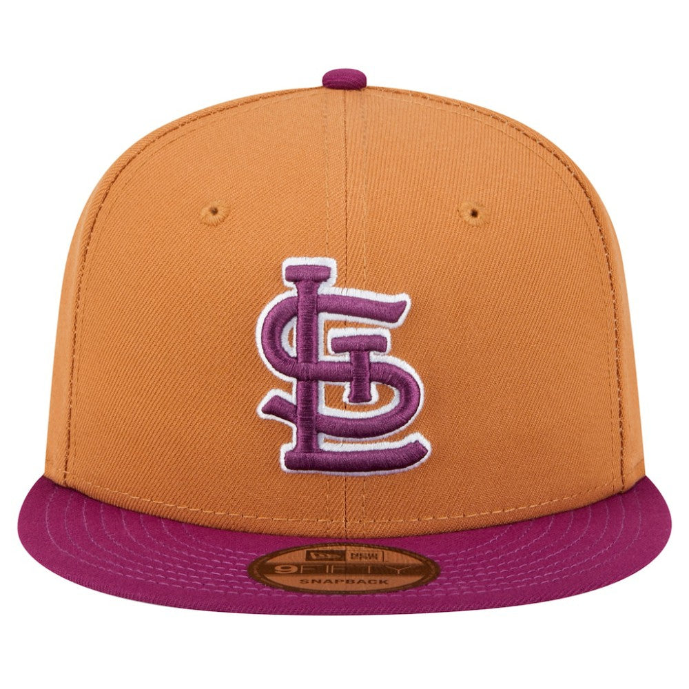 Brown/Purple St. Louis Cardinals New Era Color Pack Two-Tone 9FIFTY Snapback Hat