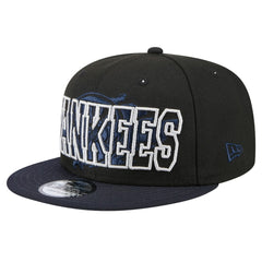 Black New York Yankees New Era Splatter 9FIFTY Snapback Hat