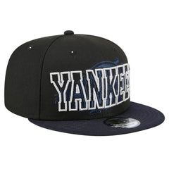 Black New York Yankees New Era Splatter 9FIFTY Snapback Hat