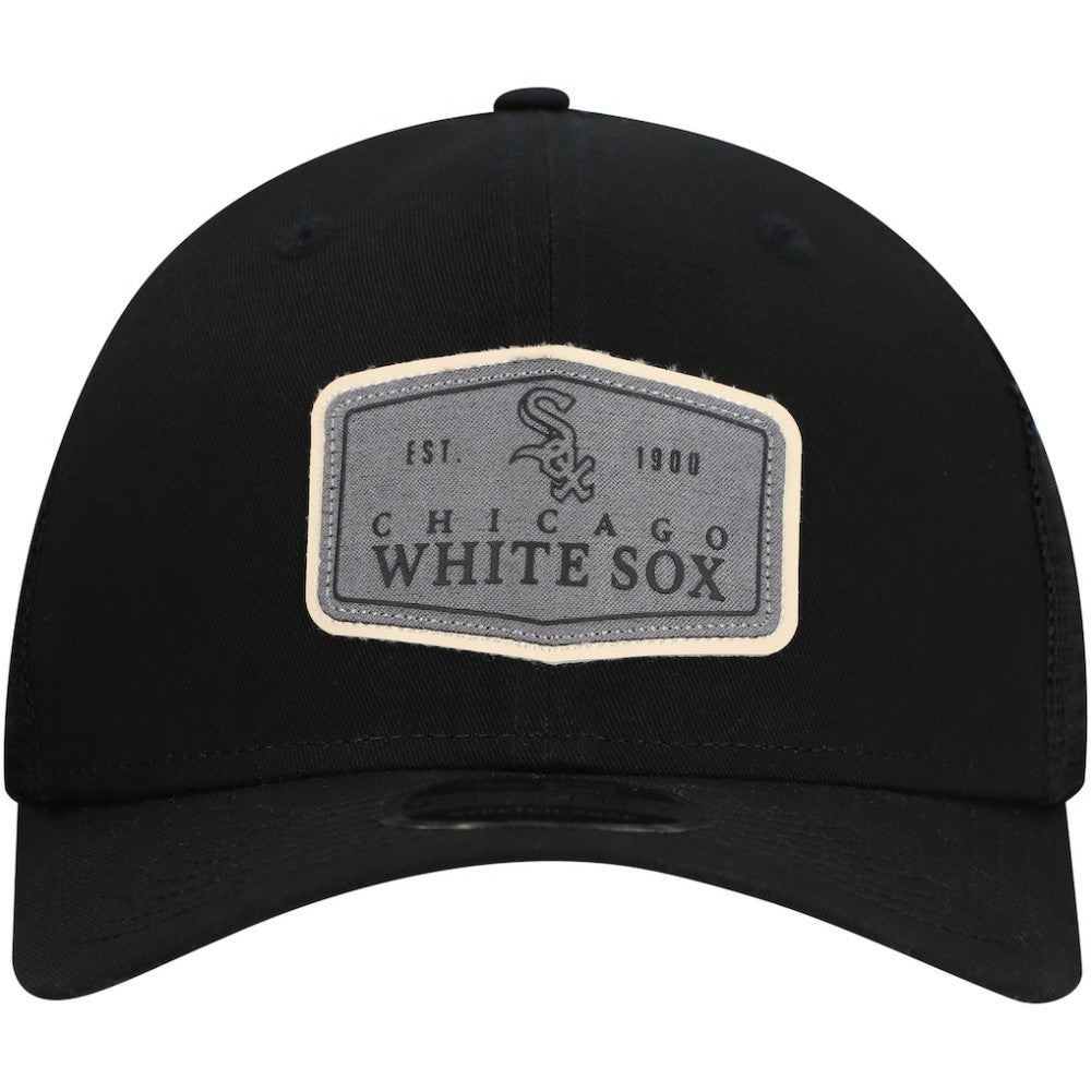 Black Chicago White Sox New Era Labeled 9SEVENTY Stretch-Snap Adjustable Hat