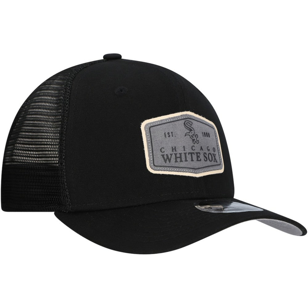 Black Chicago White Sox New Era Labeled 9SEVENTY Stretch-Snap Adjustable Hat