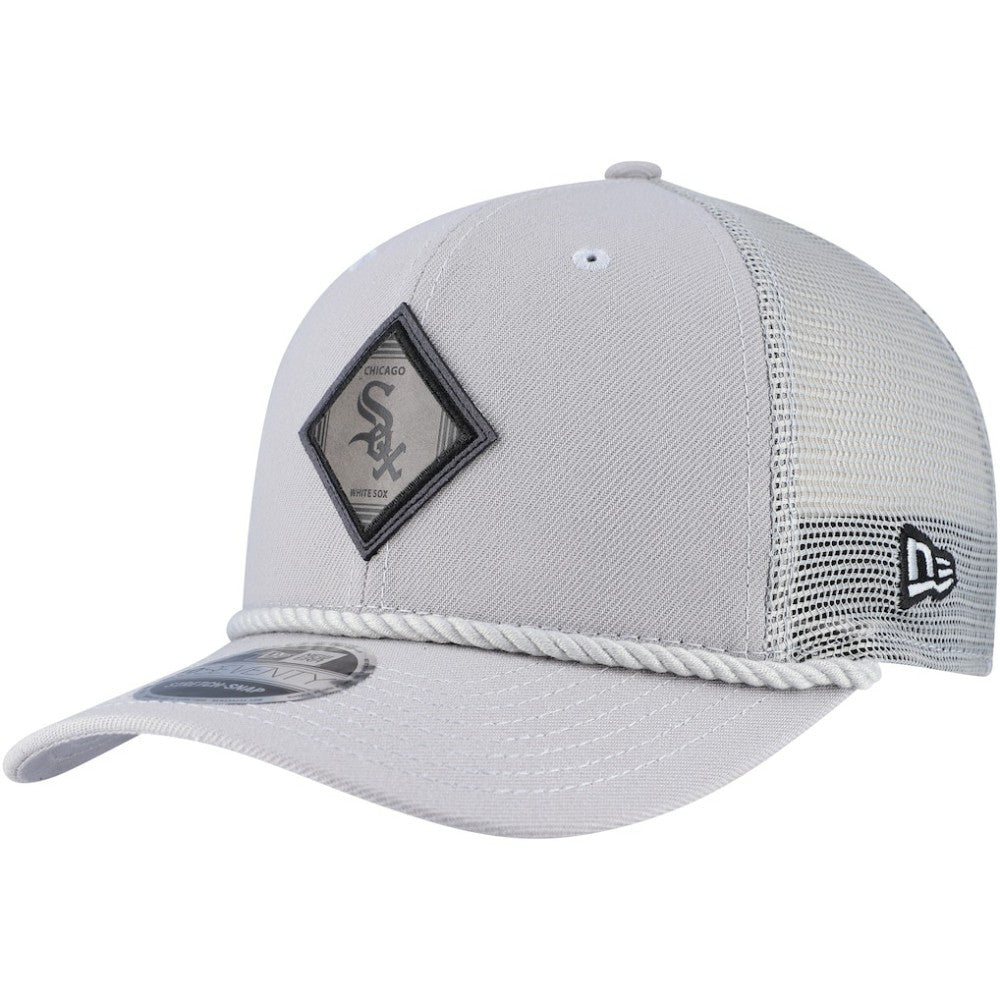 Gray Chicago White Sox New Era Logo 9SEVENTY Stretch-Snap Adjustable Hat