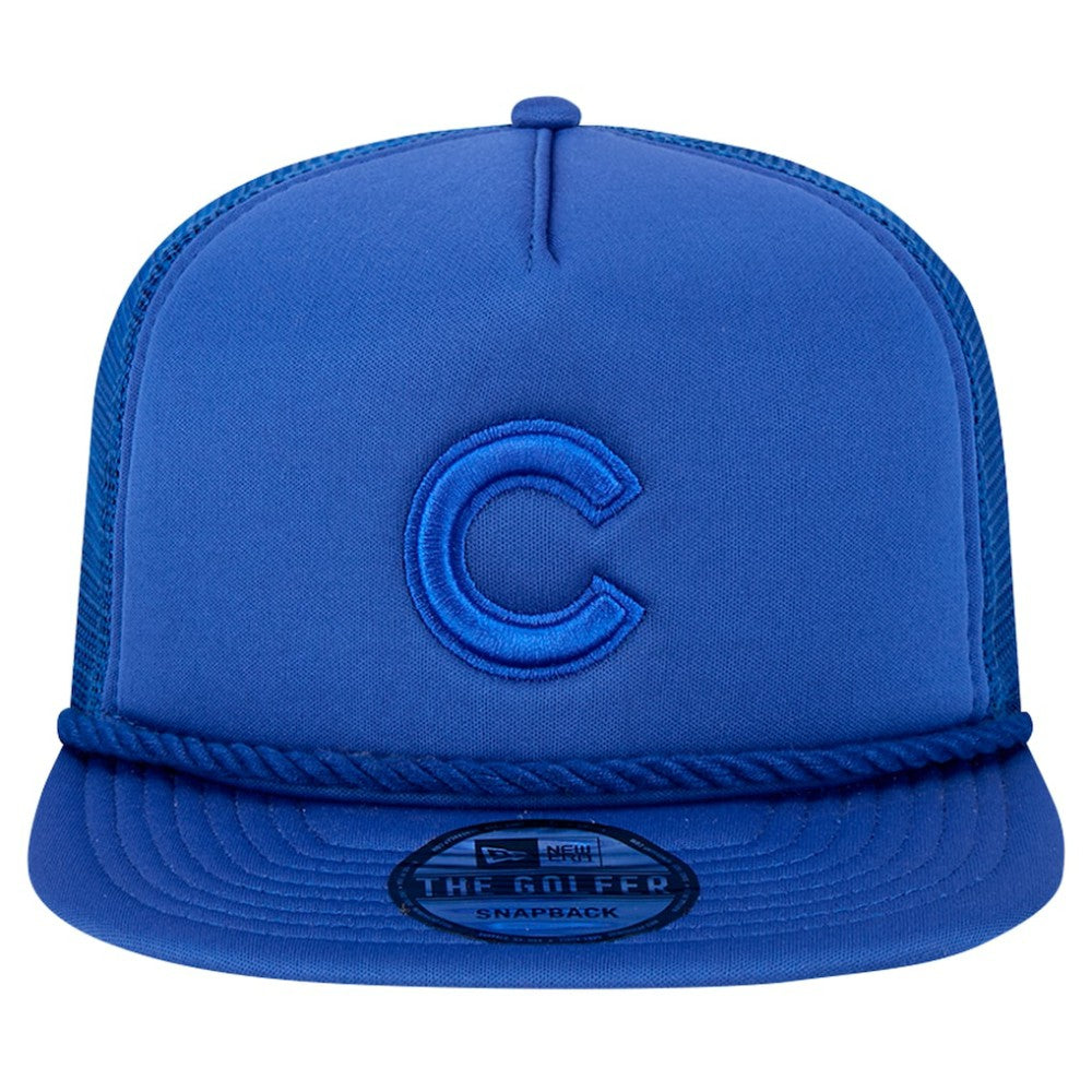 Royal Chicago Cubs New Era Tone Foam Meshback Golfer Snapback Hat
