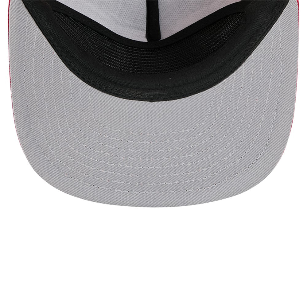 Red Los Angeles Angels New Era Tone Foam Meshback Golfer Snapback Hat