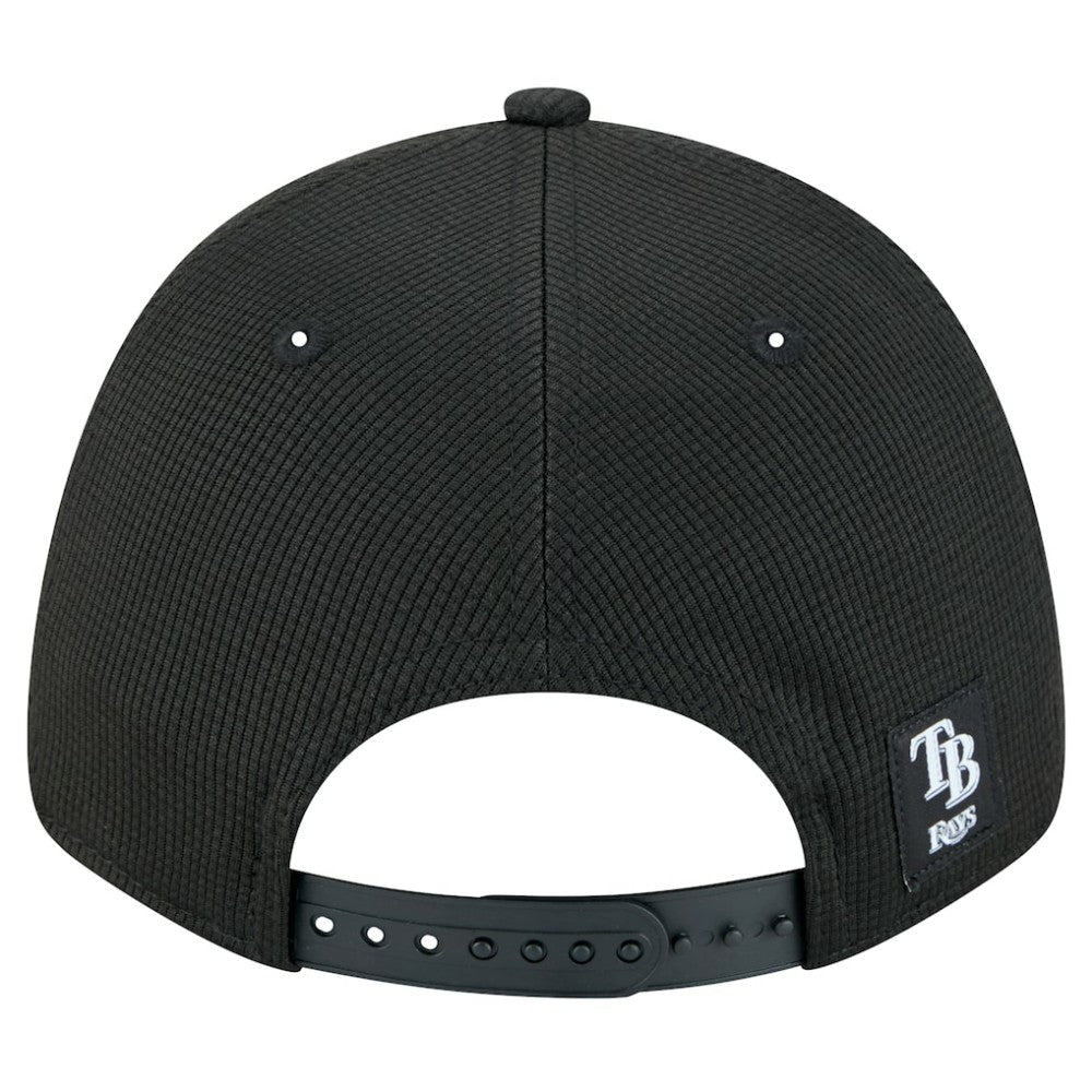 Black Tampa Bay Rays New Era Pivot 9FORTY Adjustable Hat