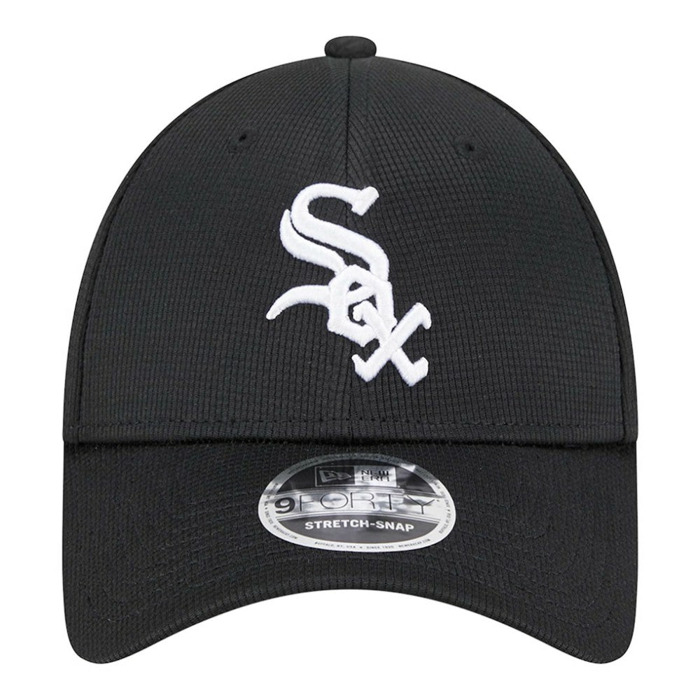Black Chicago White Sox New Era Pivot 9FORTY Adjustable Hat