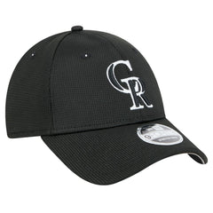 Black Colorado Rockies New Era Pivot 9FORTY Adjustable Hat