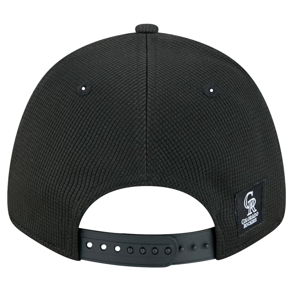 Black Colorado Rockies New Era Pivot 9FORTY Adjustable Hat