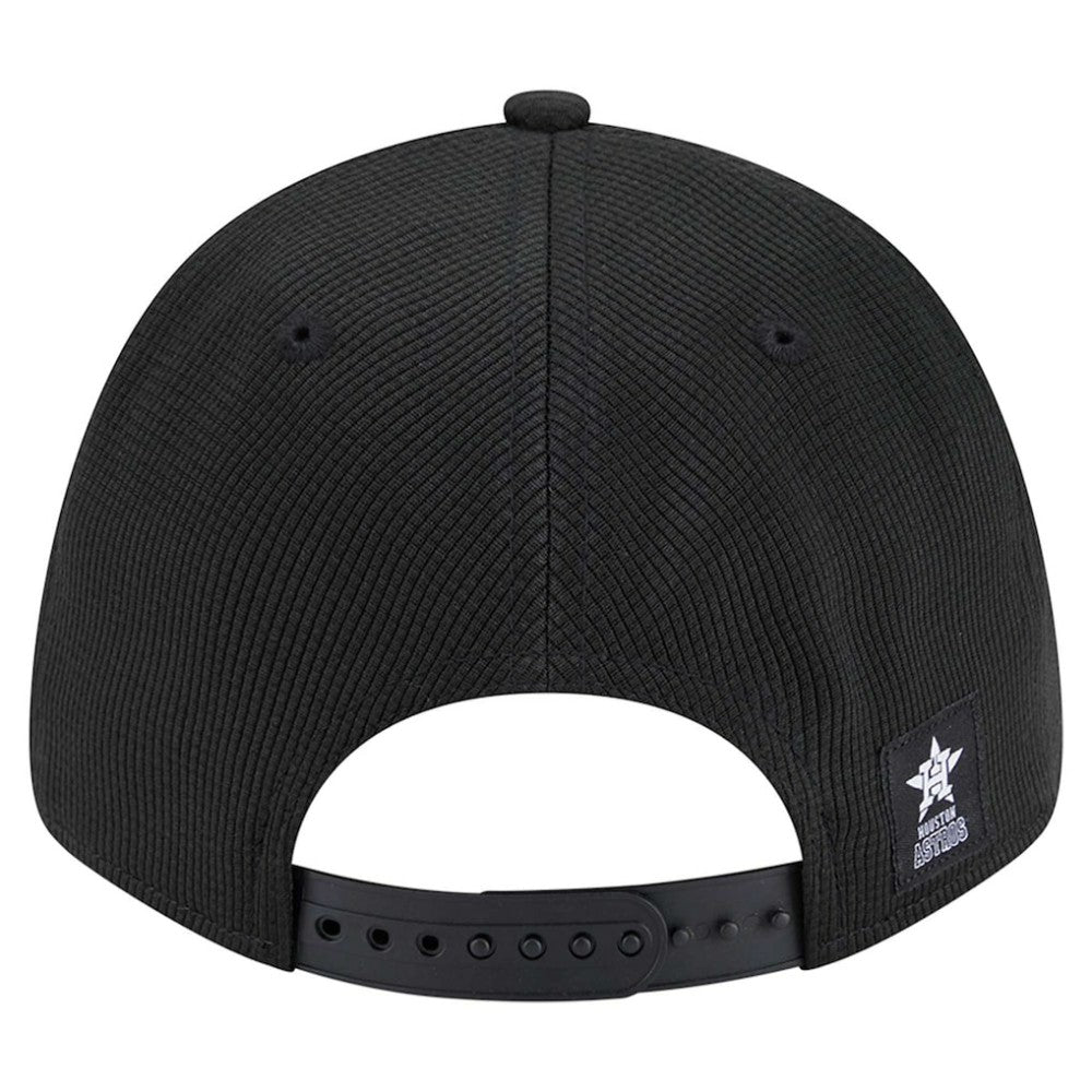 Black Houston Astros New Era Pivot 9FORTY Adjustable Hat