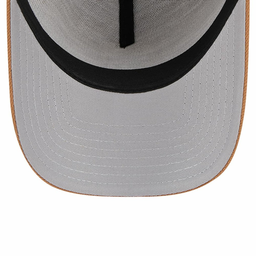 Brown Chicago Cubs New Era A-Frame Trucker 9FORTY Adjustable Hat