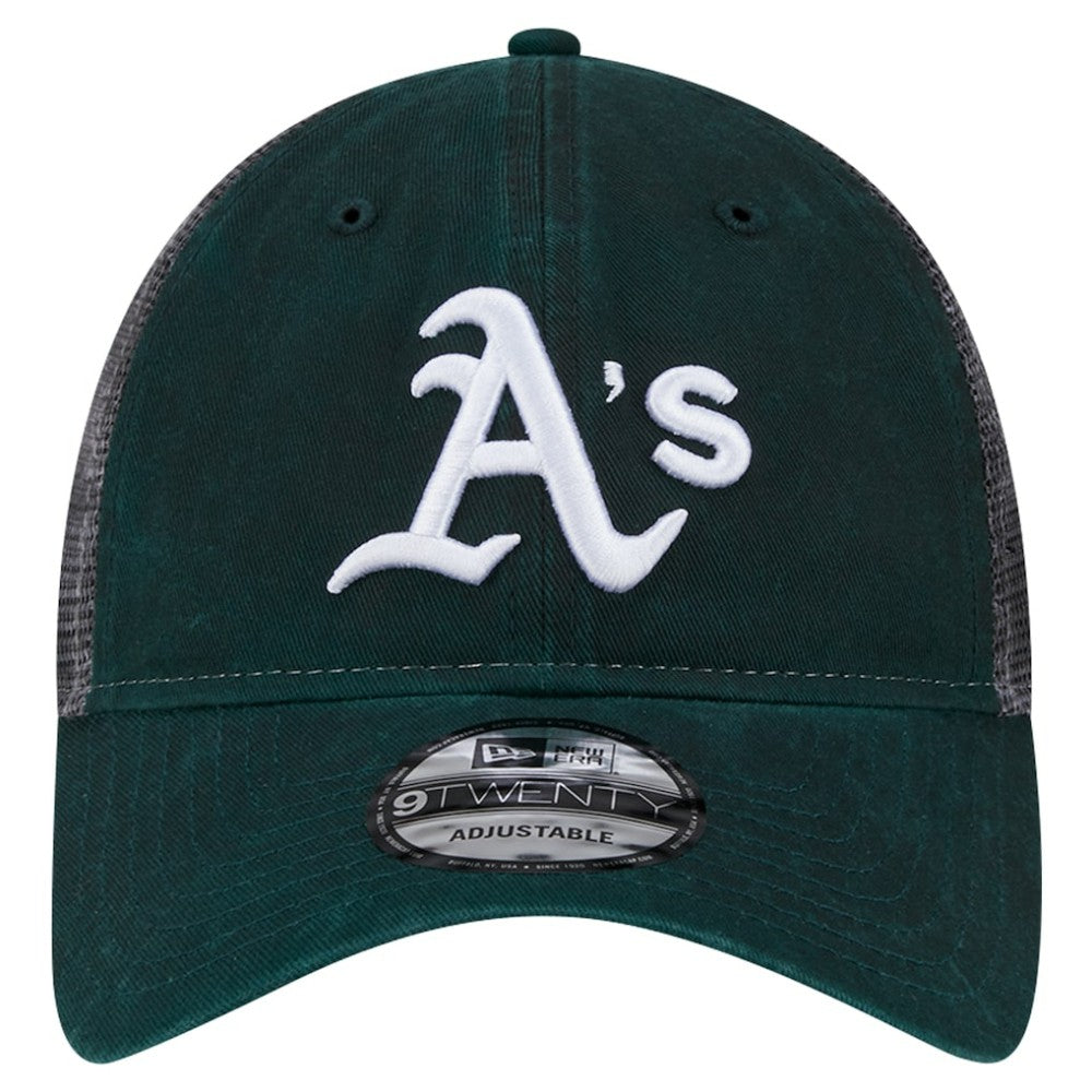 Green Athletics New Era Team Slick Trucker 9TWENTY Adjustable Hat