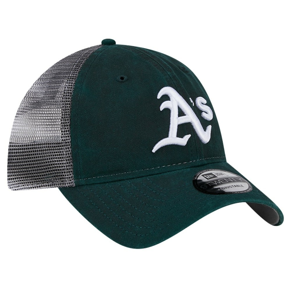 Green Athletics New Era Team Slick Trucker 9TWENTY Adjustable Hat
