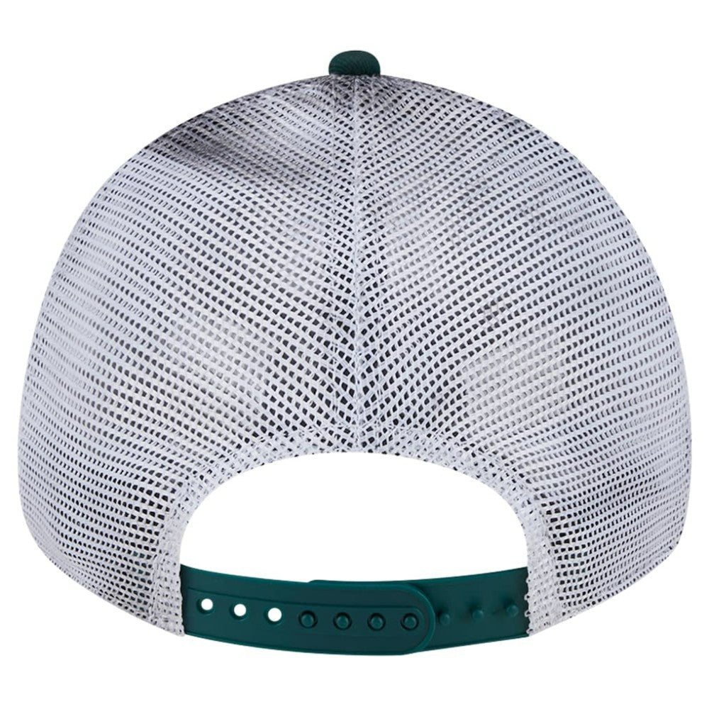 Green Athletics New Era Team Slick Trucker 9TWENTY Adjustable Hat