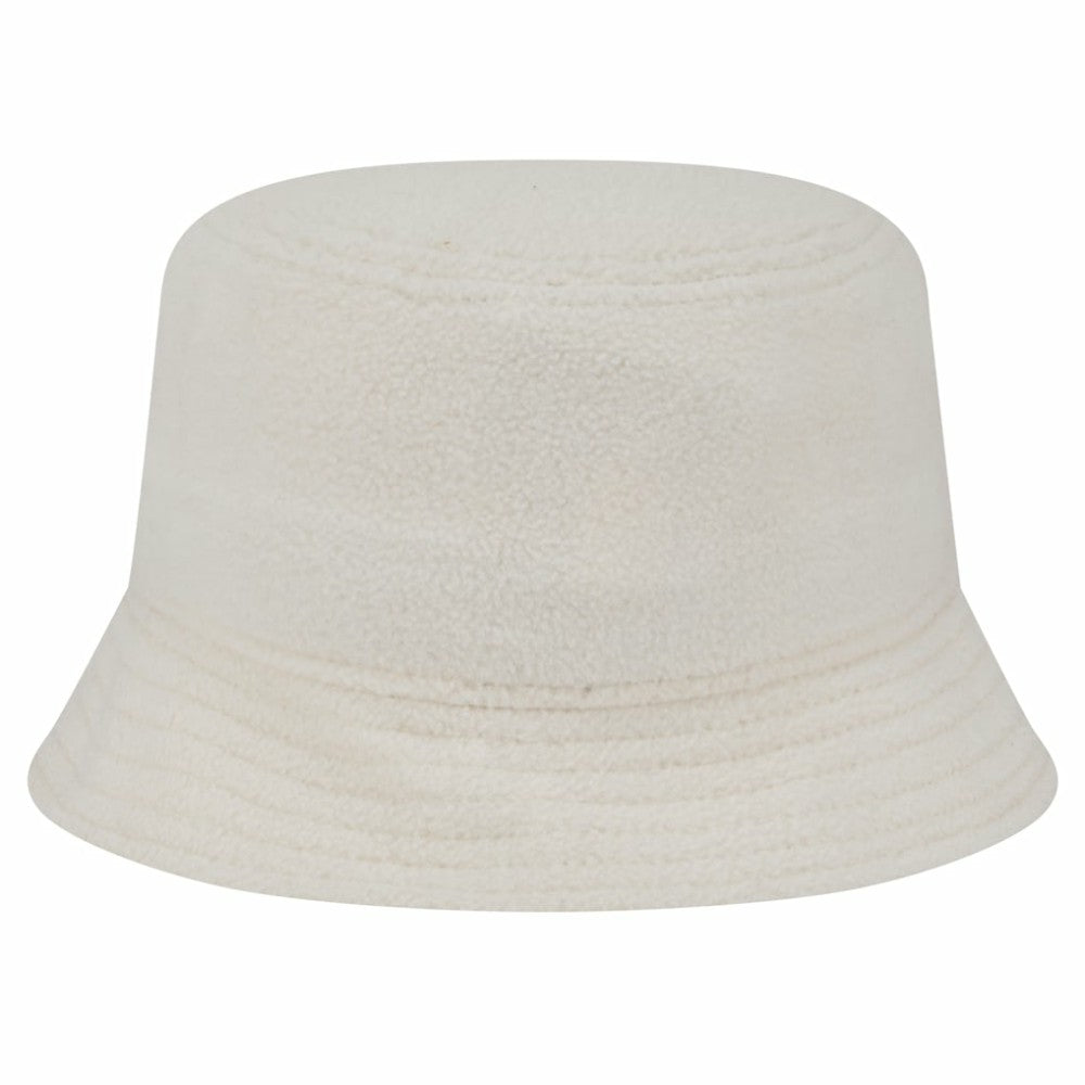 White Chicago Cubs New Era Women's Chrome Cozy Bucket Hat